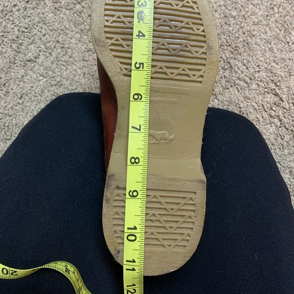 Vintage Wolverine lace up leather boots 7.5 - Picture 10 of 12